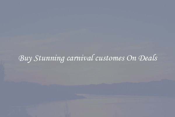 Buy Stunning carnival customes On Deals