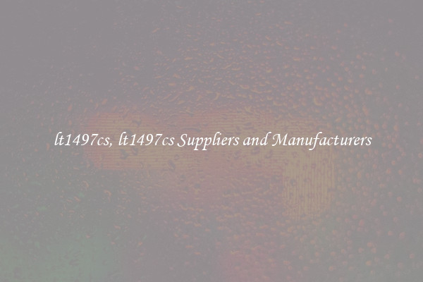 lt1497cs, lt1497cs Suppliers and Manufacturers