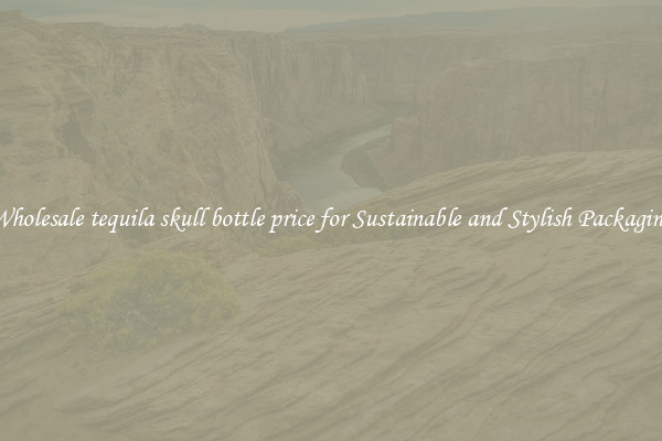 Wholesale tequila skull bottle price for Sustainable and Stylish Packaging