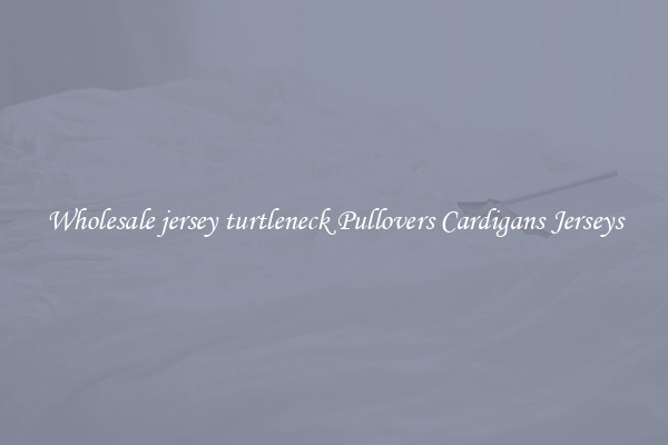 Wholesale jersey turtleneck Pullovers Cardigans Jerseys
