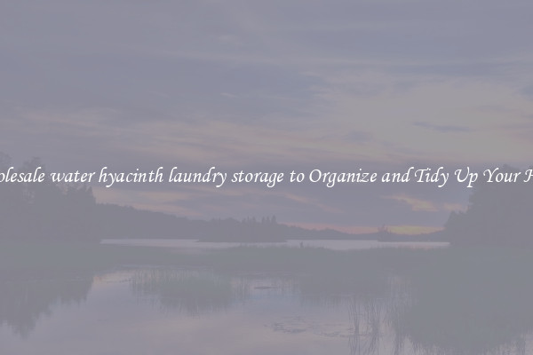 Wholesale water hyacinth laundry storage to Organize and Tidy Up Your Home