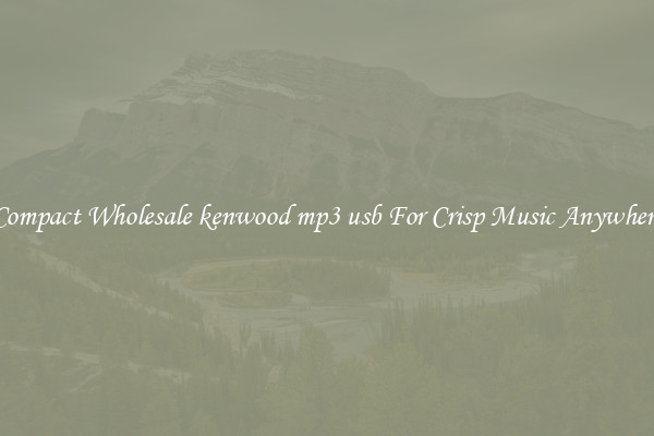 Compact Wholesale kenwood mp3 usb For Crisp Music Anywhere