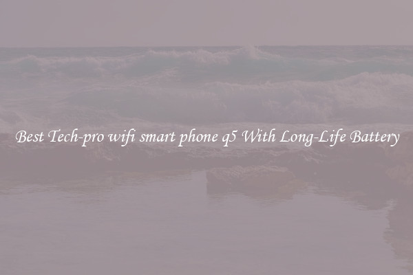 Best Tech-pro wifi smart phone q5 With Long-Life Battery